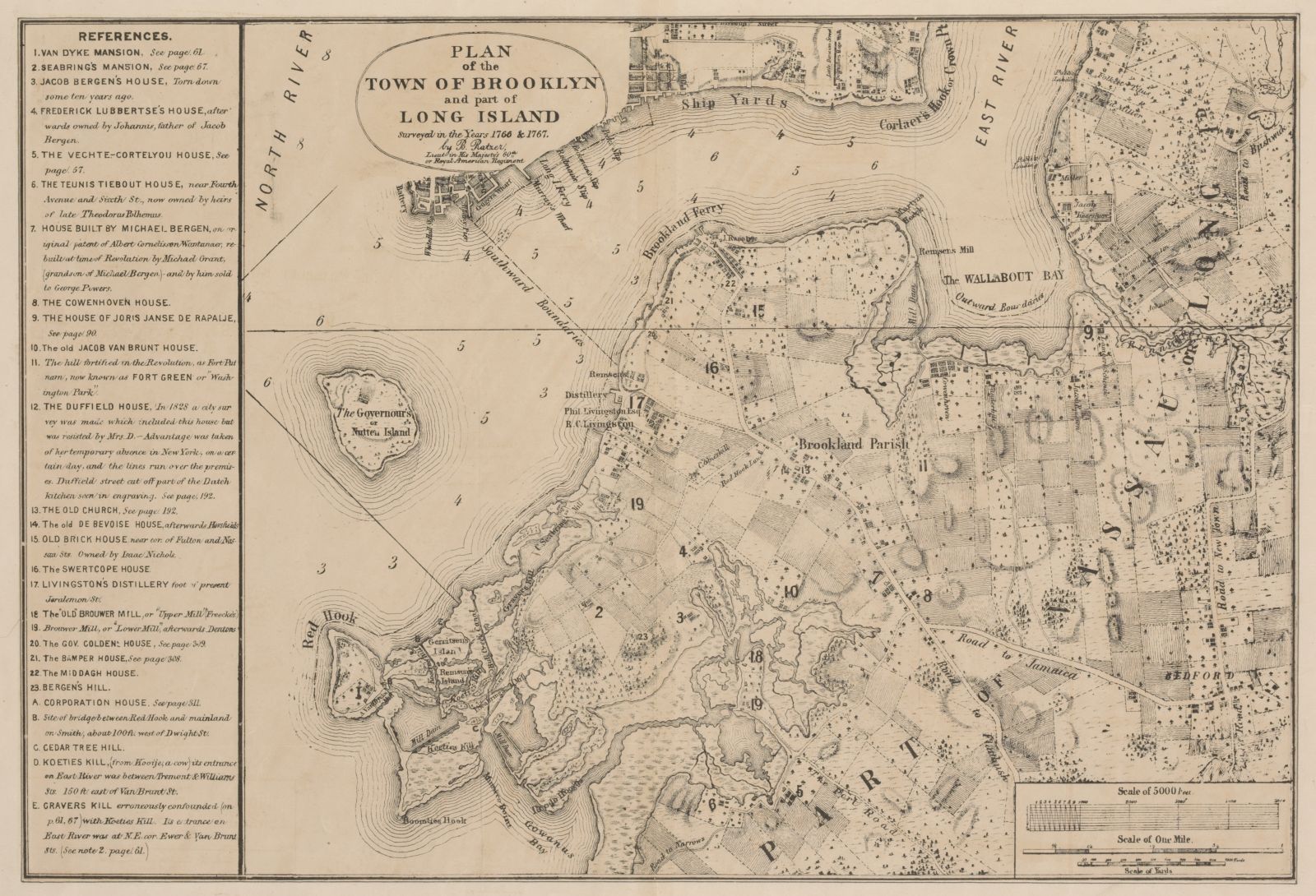 1767 Brooklyn Map